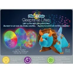 Sleeptime Lite Dinosaur Plush LED Nightlight Blue - Pillow Pets -Child Home Decoration Store GUEST ec1e0b2a d02a 4cc0 b201 94497dad8190