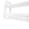 Kids' 2 Tier Ladder Wall Shelf With Hooks White - RiverRidge Home -Child Home Decoration Store GUEST ecd3a537 2b57 4bda a1b6 55980ea7266d