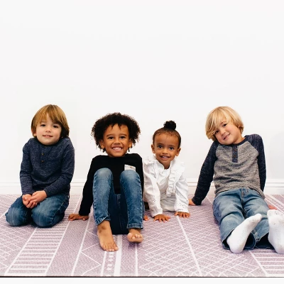 4'x7' Cali Play Rug Lavender - Ruggish 3 4'x7' Cali Play Rug Lavender - Ruggish