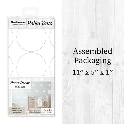 Polka Dots Wall Decor White - Decalcomania 5 Polka Dots Wall Decor White - Decalcomania - Image 3