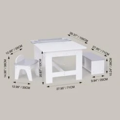 Fantasy Fields - Little Artist Monet Play Art Table Kids Furniture - White/Gray 15 Fantasy Fields - Little Artist Monet Play Art Table Kids Furniture - White/Gray -Child Home Decoration Store GUEST f243e9b6 c00c 470b 815a fbb1a04c020c