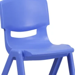 Flash Furniture 4 Pack Blue Plastic Stackable School Chair With 15.5'' Seat Height -Child Home Decoration Store GUEST f2ad7e92 ab91 4ce7 9c2b b591a5e2ff3b
