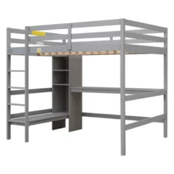 Full Size Loft Bed With Multifunction Shelves And Under-Bed Desk - ModernLuxe 18 Full Size Loft Bed With Multifunction Shelves And Under-Bed Desk - ModernLuxe -Child Home Decoration Store GUEST f5030230 9fb7 46d5 8714 0b75918ba883