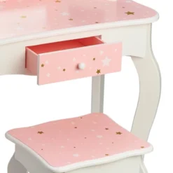 Fashion Twinkle Star Gisele Play Vanity Set Pink/White - Teamson Kids -Child Home Decoration Store GUEST f58c1b30 f436 4e61 b736 b5e4d7b7c044