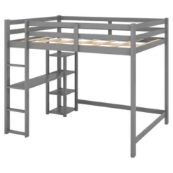 Full Size Loft Bed With Built-in Desk And Shelves - ModernLuxe 11 Full Size Loft Bed With Built-in Desk And Shelves - ModernLuxe -Child Home Decoration Store GUEST f75c9f25 98f5 4210 81cd 24bc5d433964