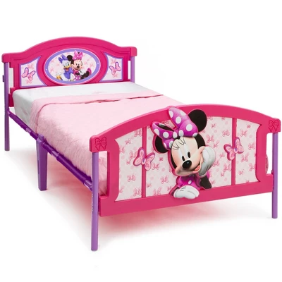 Twin Disney Minnie Mouse Plastic 3D Bed - Delta Children 4 Twin Disney Minnie Mouse Plastic 3D Bed - Delta Children - Image 2