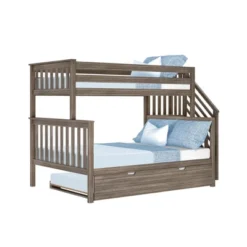 Max & Lily Twin Over Full Staircase Bunk Bed With Trundle -Child Home Decoration Store GUEST f8d6cc25 498b 4f4c 8efc 0870b21ad049