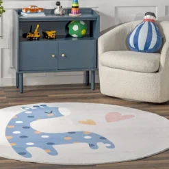 NuLOOM Ariella Giraffe Kids Machine Washable Area Rug 17 NuLOOM Ariella Giraffe Kids Machine Washable Area Rug -Child Home Decoration Store GUEST fa6656a0 54c1 4fca 9a0f 227879a45fc9