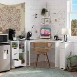 Kids' Corner Ladder Wall Shelf White - RiverRidge Home 17 Kids' Corner Ladder Wall Shelf White - RiverRidge Home -Child Home Decoration Store GUEST fab96323 3fab 49b2 b791 f9bb2c4417a3