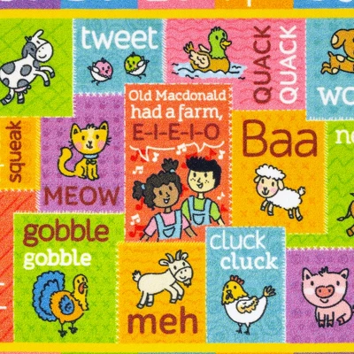 KC CUBS Boy & Girl Kids ABC Alphabet W/ Animals & Sounds Educational Learning & Fun Game Play Nursery Bedroom Classroom Rug Carpet 5 KC CUBS Boy & Girl Kids ABC Alphabet W/ Animals & Sounds Educational Learning & Fun Game Play Nursery Bedroom Classroom Rug Carpet - Image 3