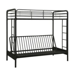 Twin Over Futon Leonora Metal Bunk Bed - Room & Joy 15 Twin Over Futon Leonora Metal Bunk Bed - Room & Joy -Child Home Decoration Store GUEST fda41a8d ba31 4e5f 81e0 13b64cbc4a2d