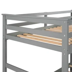 Twin Over Twin Wood Bunk Bed With 4 Drawers, Trundle And Staircase-ModernLuxe 21 Twin Over Twin Wood Bunk Bed With 4 Drawers, Trundle And Staircase-ModernLuxe -Child Home Decoration Store GUEST fe91ec5e 43f0 4ad2 9506 b62df0f56b06